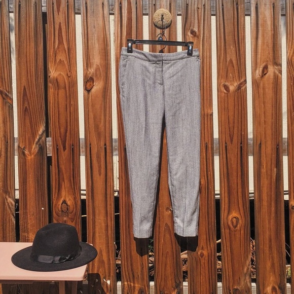 H&M Ankle Winter Slacks Business Casual Pants 2 - Picture 1 of 7